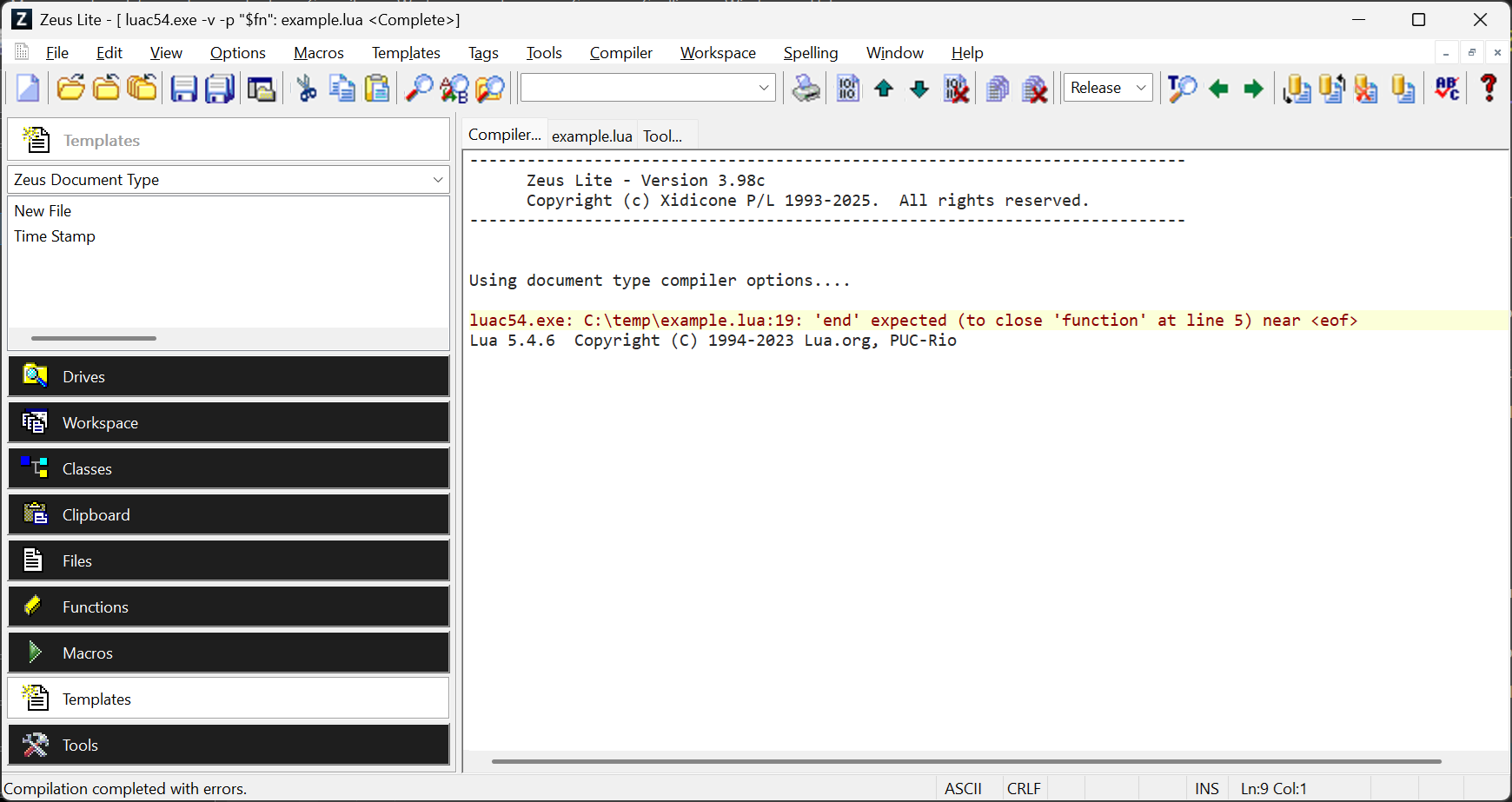 Lua Execute