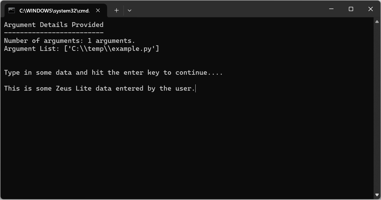 Python Execution