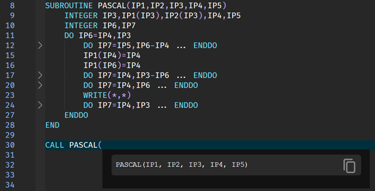 Fortran Language Server Tip