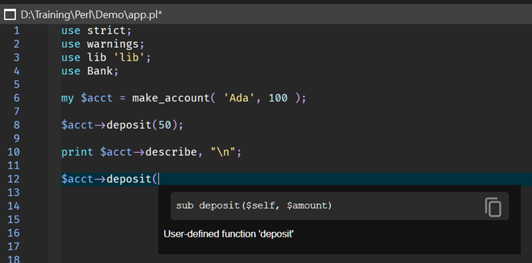 LSP Perl Tip