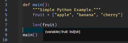 Zuban python tip